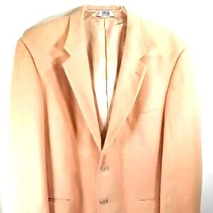 Joseph Feiss Men's 100% Camel Hair Sport Coat Blazer Two Button Beige Size 46R
